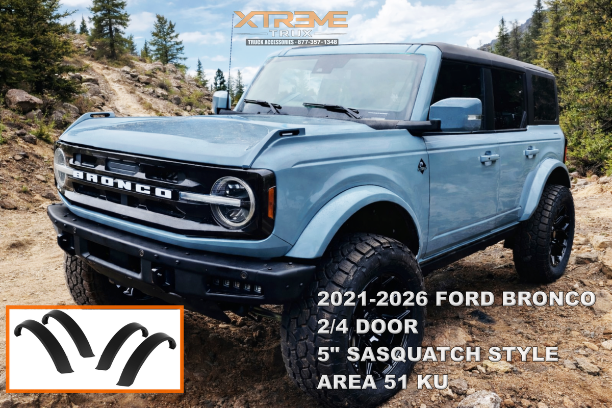 Bronco 2021-2023 Sasquatch Fender Flare Kit | Accessories