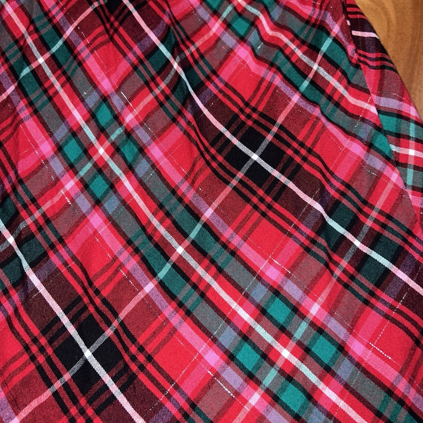 UNDERCOVER Victoria Secret Abito rosso a quadri con scollo a V Piccolo