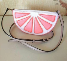 Kate Spade New York FLIGHTS OF FANCY GRAPEFRUIT CROSSBODY Shoulder Bag