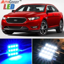 11 x Premium Blue LED Lights Interior Package for Ford Taurus 2008-2019 + Tool