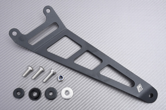 Support échappement aluminium usiné pour Yamaha YZF-R15 finition brute