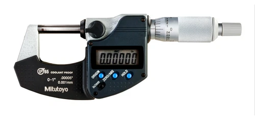 Mitutoyo 293-340-30 - 0" - 1"/25mm Digimatic Micrometer RA .00005, IP65