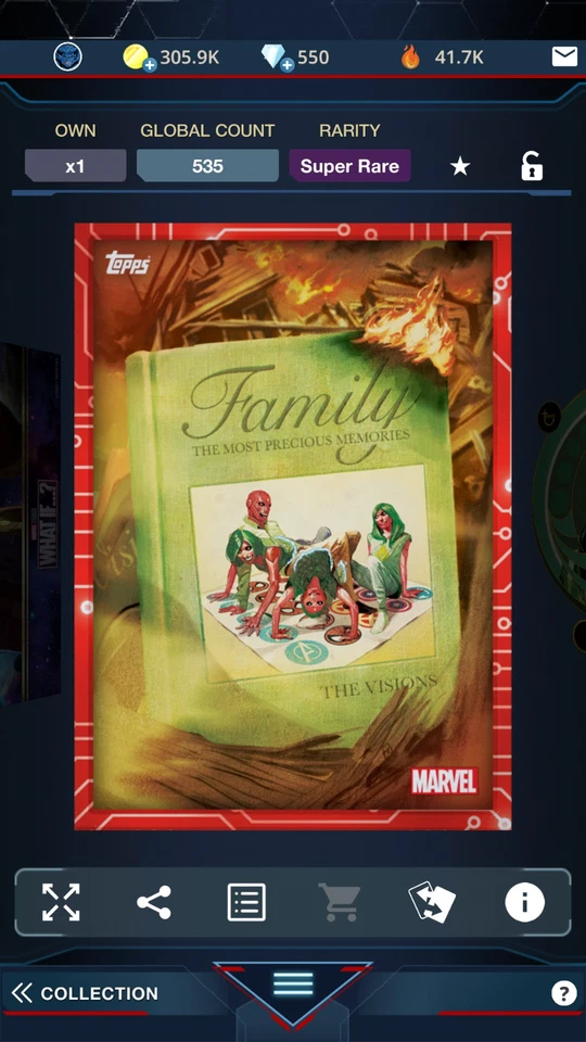 Topps Marvel Collect!  Card Trader - You Pick Any 45 Digital Cards - Image 3 of 4