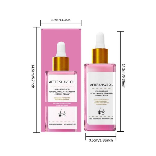 Aceite para después del afeitado de vainilla y fresa para una piel suave después del afeitado aceite para después del afeitado mejor - Imagen 16 de 17