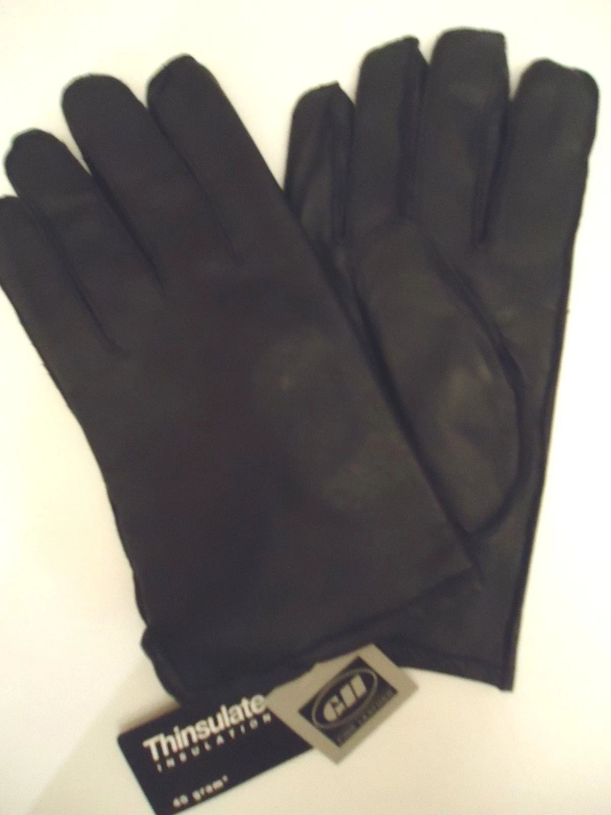 Mens Glacier Thinsulate Genuine Leather Gloves,Black, Style 789C
