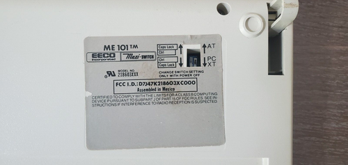Vintage Kaypro Eeco ME 101 PC AT XT Maxi-Switch Mechanical Computer Keyboard - Picture 7 of 10