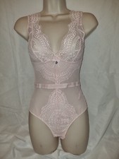 BNWOT Gorgeous Pink BOUX AVENUE bodysuit top Lingerie size 8 TV 