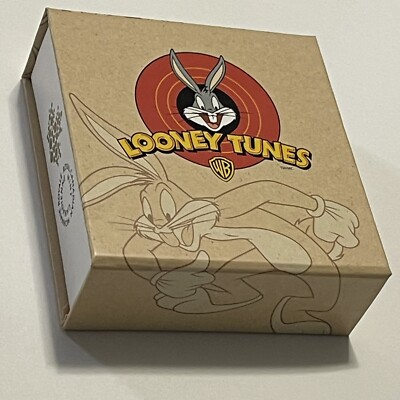 RARE BUGS BUNNY LOONEY TUNES 2015 CANADA .9999 SILVER $10 COIN BOX