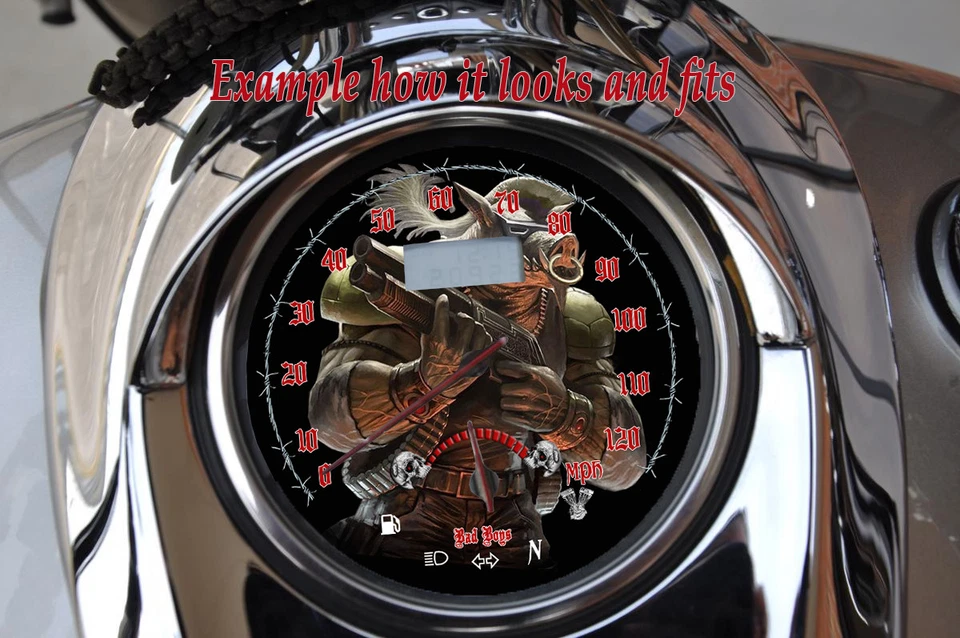 Yamaha Road Star 1700 y 1600 (se adapta a: 1999-2007) Ace mph y kmh Foto 2 de 3