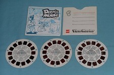 vintage DENNIS THE MENACE VIEW-MASTER REELS 3-reel set with booklet only 