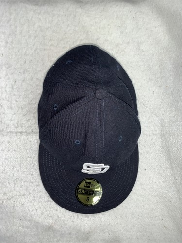 Gorra New Era 59Fifty MLB San Diego Padres Talla 8 Negra Blanca Personalizada 5950 sombrero - Imagen 6 de 10