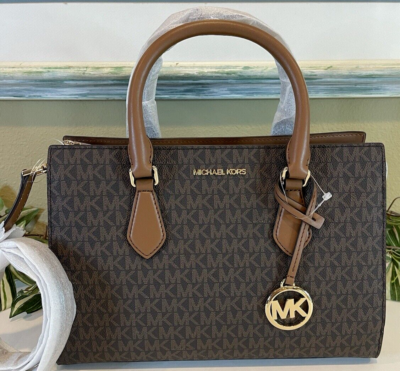 MICHAEL KORS SHEILA MEDIUM TRIPLE COMPARTMENT SATCHEL SHOULDER BAG