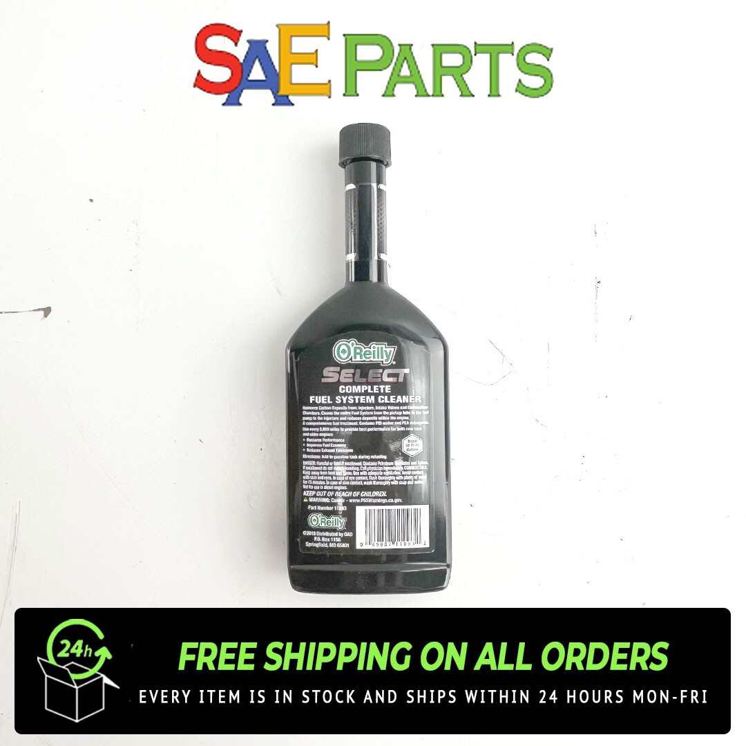 Oreilly Select Complete Fuel System Cleaner - 12oz bottle - Box of