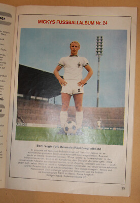 Micky Maus #35 von 1971, mit Fußballbild Berti Vogts Bor. M`gladbach (412)