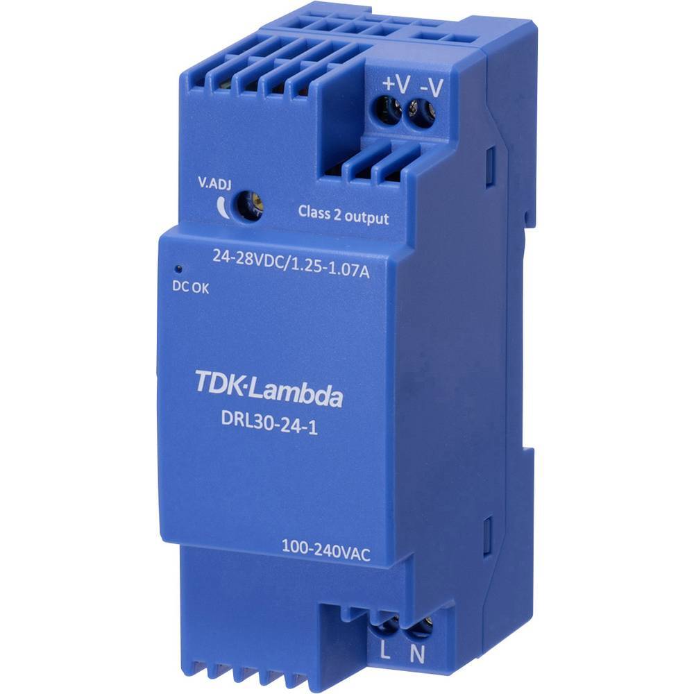 TDK-Lambda DRL30-12-1 Alimentatore per guida DIN 12 V 2.1 A 25.2 W Contenuto 1