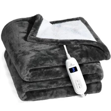 Medical king Heated Blanket Machine Washable Extremely Soft & Comfortable Ele...