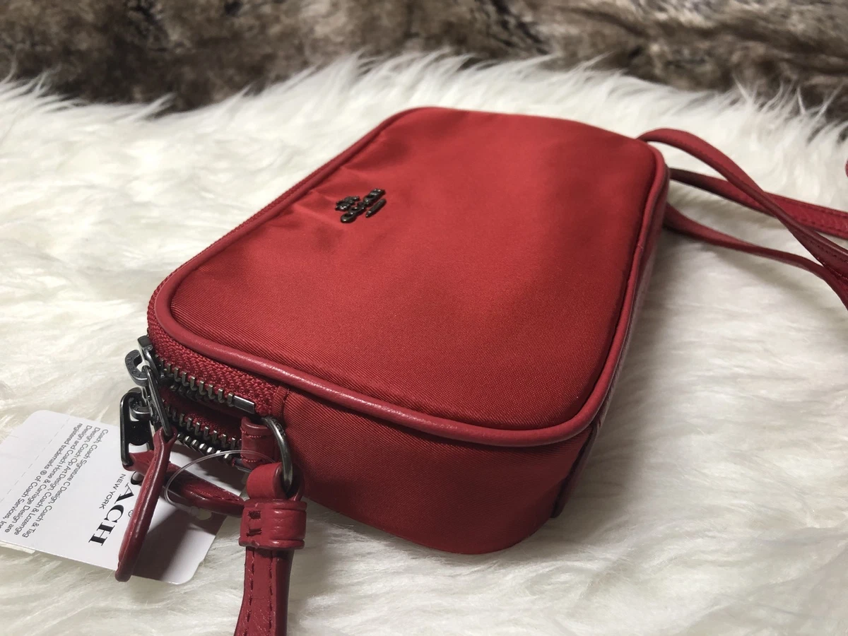Double zipper coach crossbody Clearance