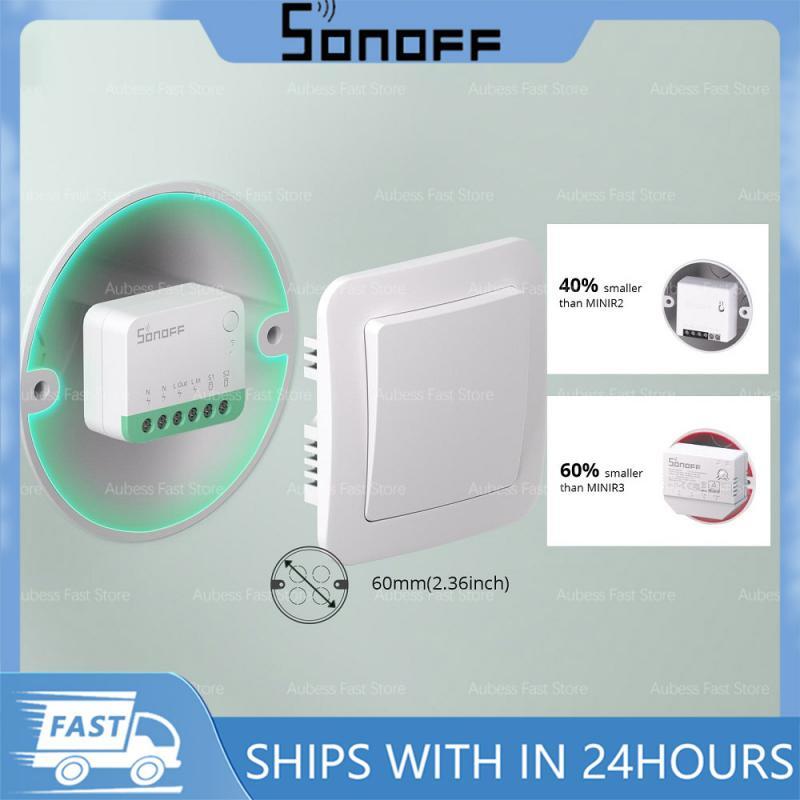 SONOFF MINIR4M MINI Extreme WiFi Smart Home Switch Detach Relay Matter Via eWeLi