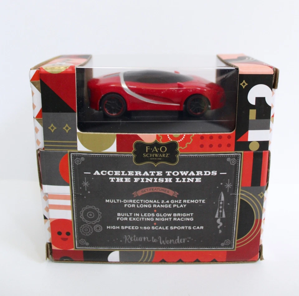 FAO Schwarz Remote Control Sports Italia Car 1:50 Scale 2.4 ghz Red NEW - Image 4 of 4