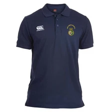 OFFICIAL HMS Queen Elizabeth embroidered Canterbury Rugby Polo Shirt