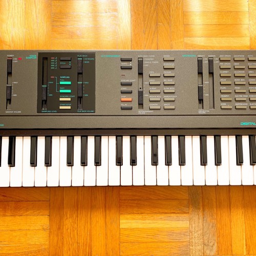 Yamaha VSS-100 (Japan, 1987) Voice Sampling Sampler Keyboard Synth mit p.Supply - Bild 5 von 16