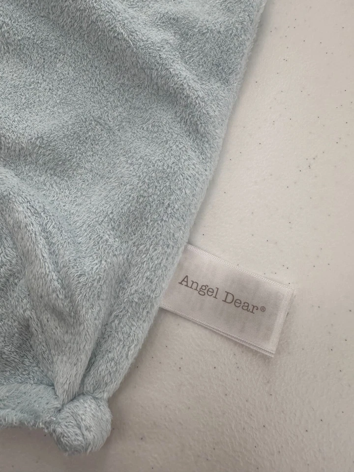 Cobertor Angel Dear Blue Star Lovey bebê pelúcia macia leve segurança para bebês a - Imagem 4 de 4