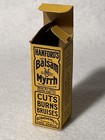 ANTIQUE FREE SAMPLE SIZE HANFORDS BALSAM OF MYRRH LABELED MEDICINE BOTTLE IN BOX — photo 9