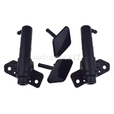 Left Right Headlight Washer Spray Nozzles Caps Kit For Kia Sportage 2011-16