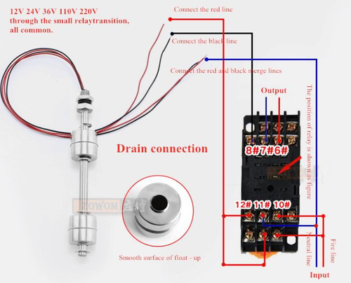 US Liquid Water Level Sensor Stainless Steel Double Ball Float Switch Tank Pool - Picture 3 of 24