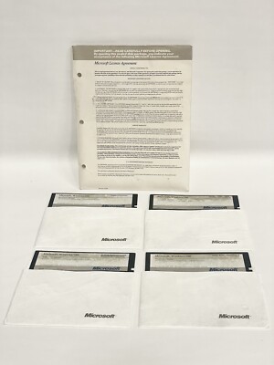 Genuine Vintage Microsoft Windows Presentation Manager v2.1 for 286 - 1988 5.25 