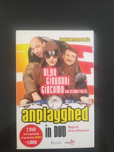 2 Dvd Box Set Cofanetto ANPLAGGHED ALDO GIOVANNI E GIACOMO 2006
