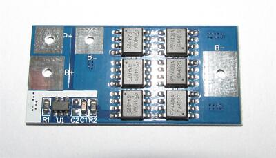 BMS - T-3818A10S1 - 38 x 18 x 2 MM - 4,2 Volt 1S / 10A