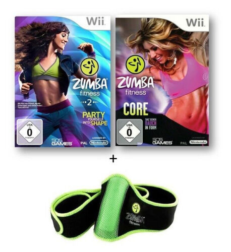 Nintendo Wii Zumba Fitness 1 2 Core Spiele Auswahl Tanz Party Training Gürtel - Bild 13 von 18