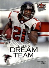 2006 Ultra Dream Team #UDTDH DeAngelo Hall - FB