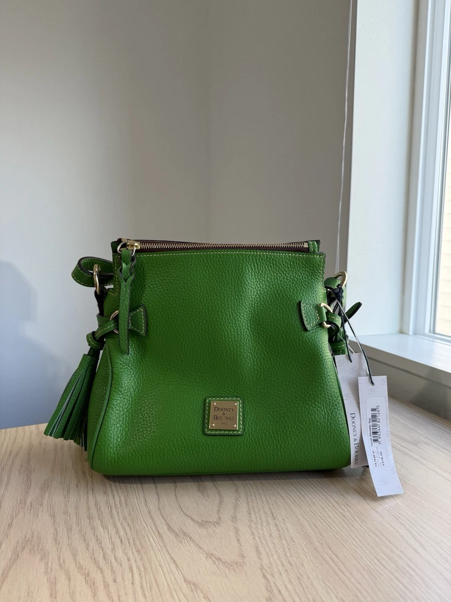 Dooney & Bourke ショルダーバッグ グリーン レザー DOONEY&BOURKE ショルダーバック 90s USA製 緑 レザー Green Dooney