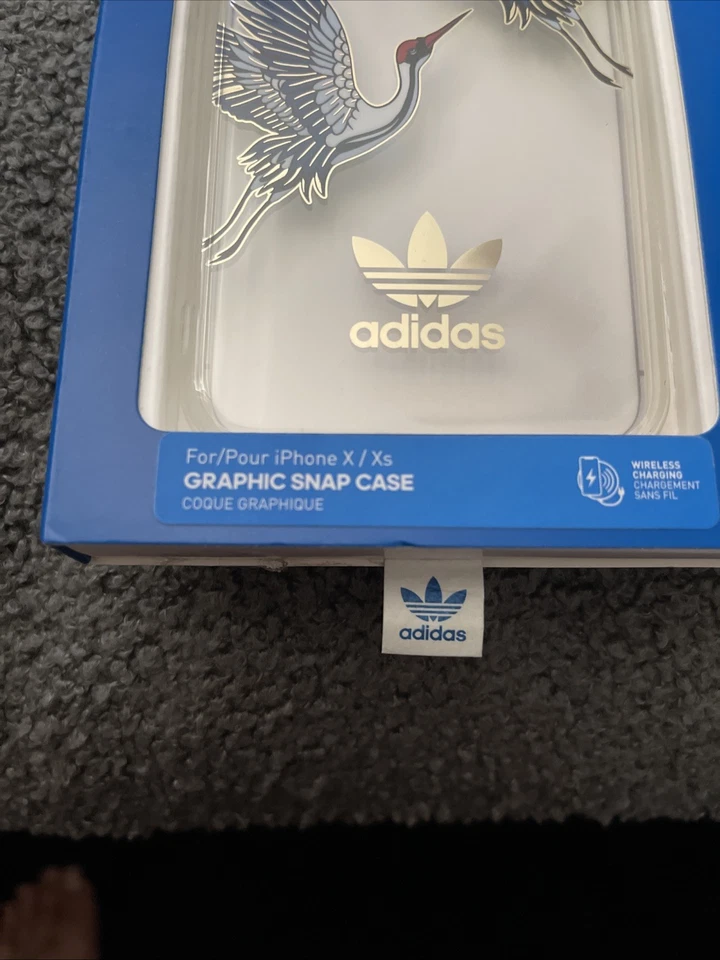 Funda Adidas Gráfica a Presión Apple iPhone x/Xs Nueva En Caja Envío Gratis Foto 3 de 4