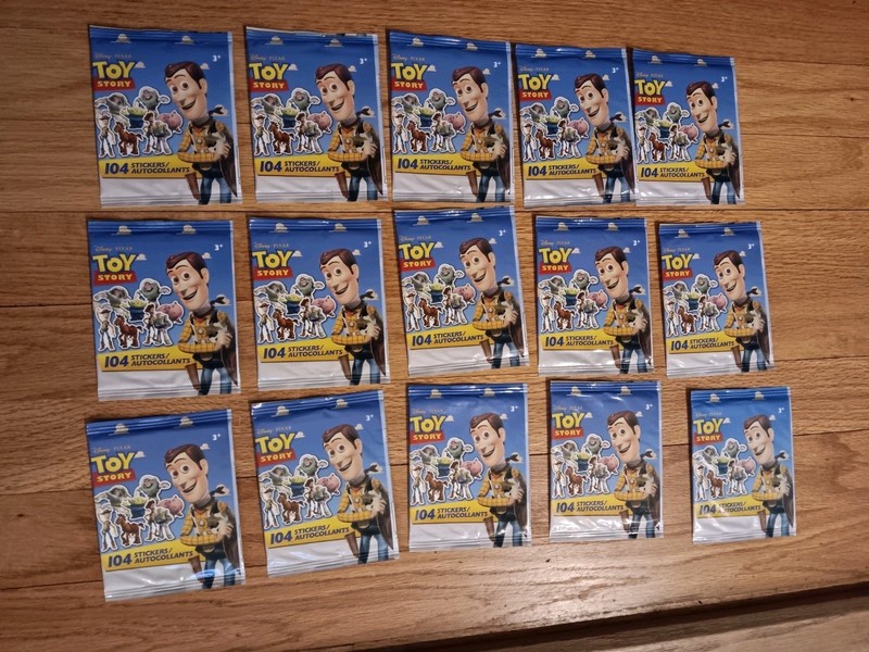 DISNEY PIXAR TOY STORY STICKER PACKS LOT OF 15 SEALED SANDYLION