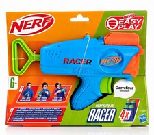 Nerf Elite Jr. Racer F8637 – Blaster 4x Fléchettes – Neuf Pistolet Nerf Enfant