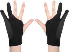 2 Pcs Artist Drawing Glove Palm Rejection Digital Drawing Glove Drawings Gloves