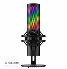 HyperX QuadCast 2 S USB Microphone, with RGB Lighting USB-C - Black