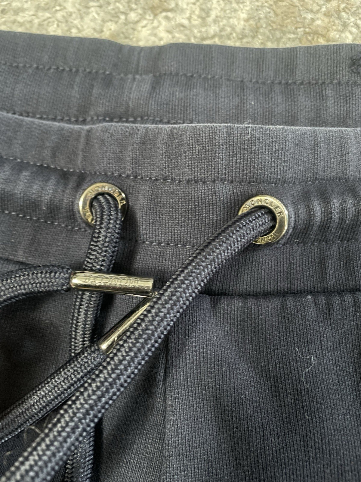 Rare Moncler Tapered Logo-Appliquéd Stripes Cotton Pants And Sweater thumbnail 5