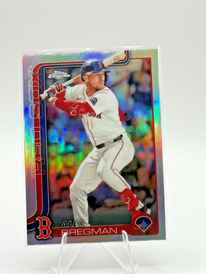 2025 Topps Chrome Refractor #247 Alex Bregman Red Sox