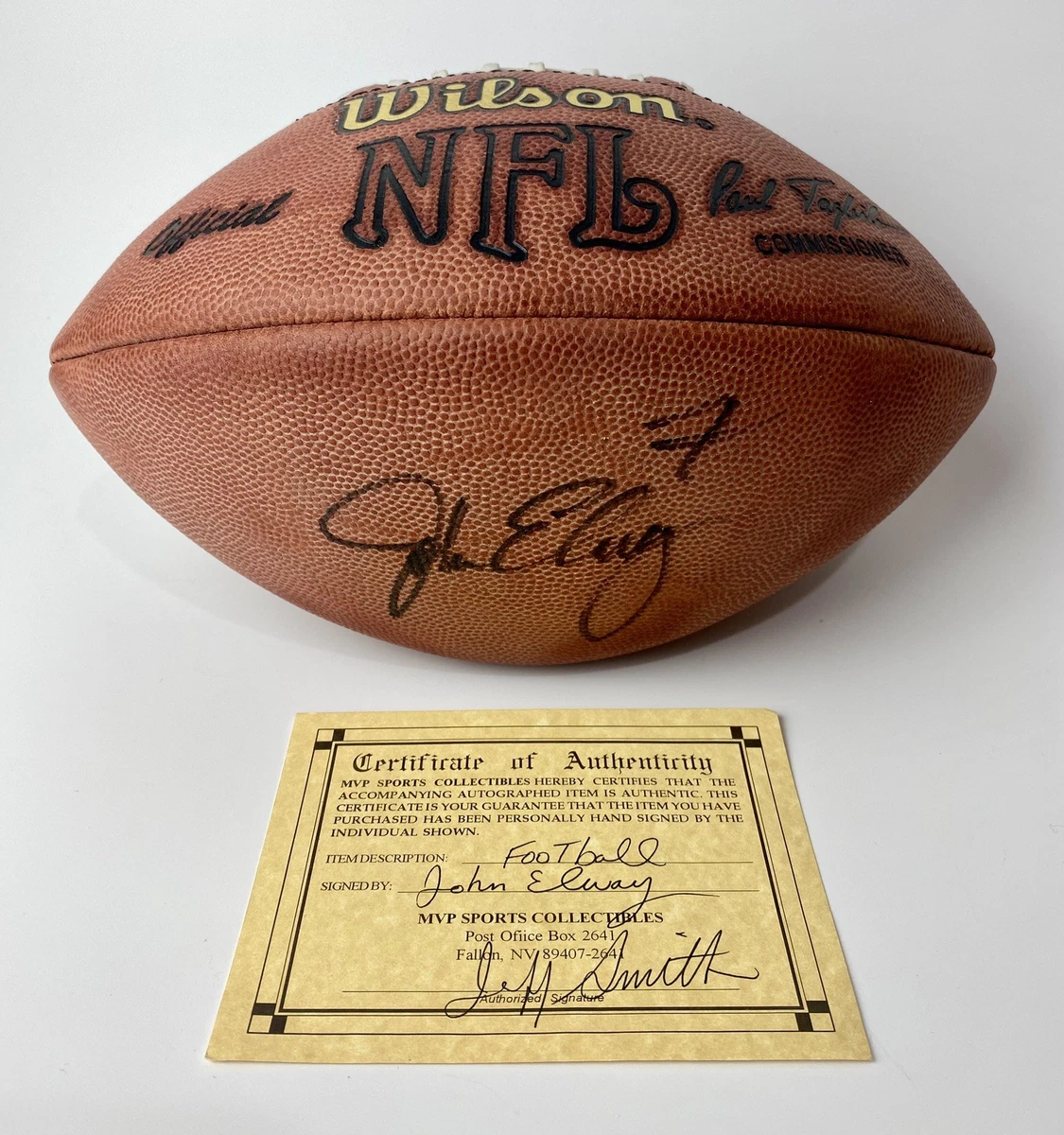 John Elway NFL Original Autographed Football Balls for sale | eBay
