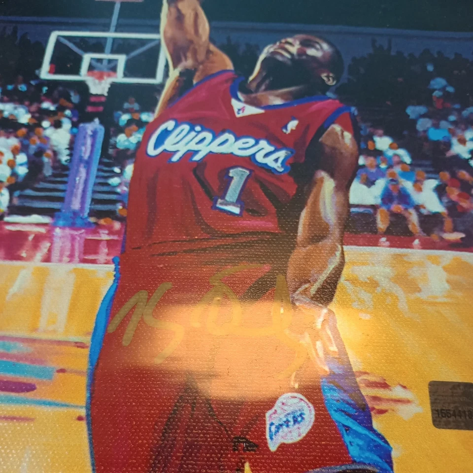 Keyon Dooling Signed Autographed L.A. Clippers 8 X 10 Vinyl Canvas Photo - Image 2 of 4