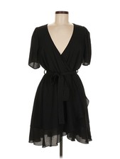 Aqua Women Black Cocktail Dress M