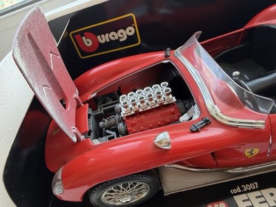 TS11 ブラーゴ 1/18 フェラーリ 250テスタロッサ 1957 ミニカー burago FERRARI 250 TESTA ROSSA (1957) 1/18 Mini Car Ferrari Red