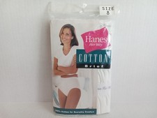 Hanes Her Way Vintage 1999 Cotton Briefs 3 Pack 100 Cotton Size 8 Womens New