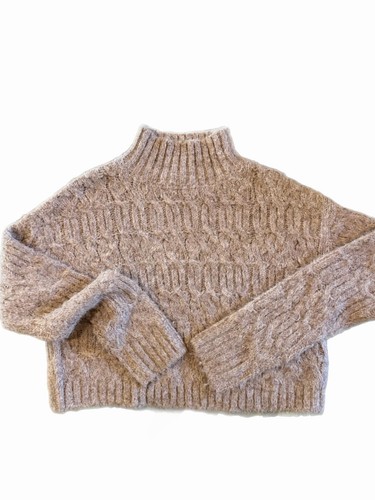 Isla Tay Tay Turtleneck Sweater Brown Long Sleeve Size XS
