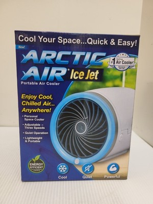 Arctic Air Ice Jet - Portable Air Cooler 3-Speed Personal Space Cooler With LED