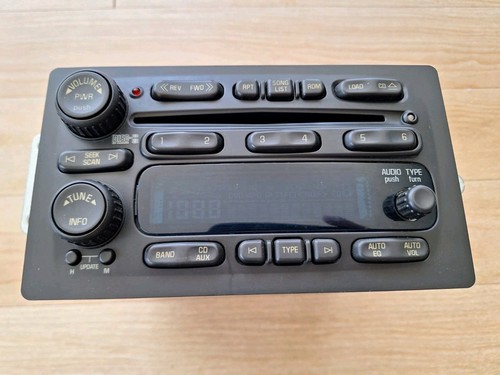 03-06 Chevy Silverado GMC Yukon 6 disc CD Radio Stereo GM 15234935 Delphi 280045 - Picture 2 of 10